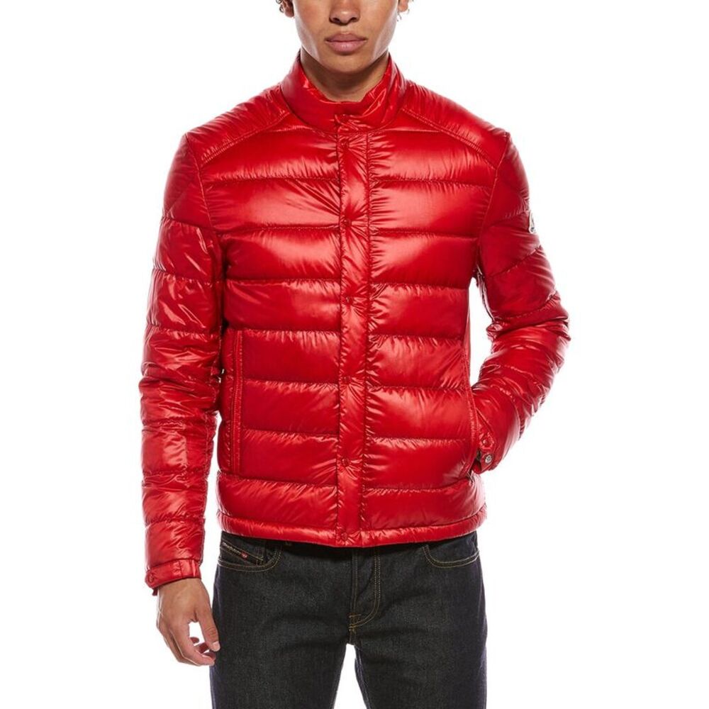 Moncler Mens  Down Puffer Jacket, Red